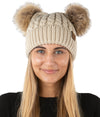 Adult Double Pom Beanie