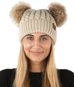 Adult Double Pom Beanie