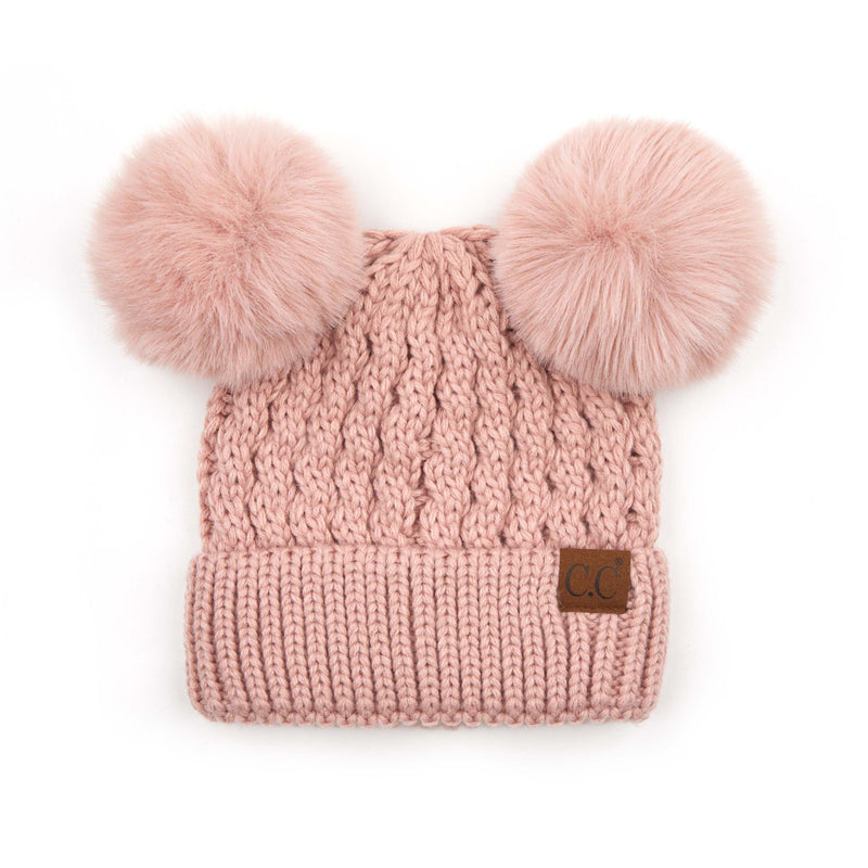 Adult Double Pom Beanie