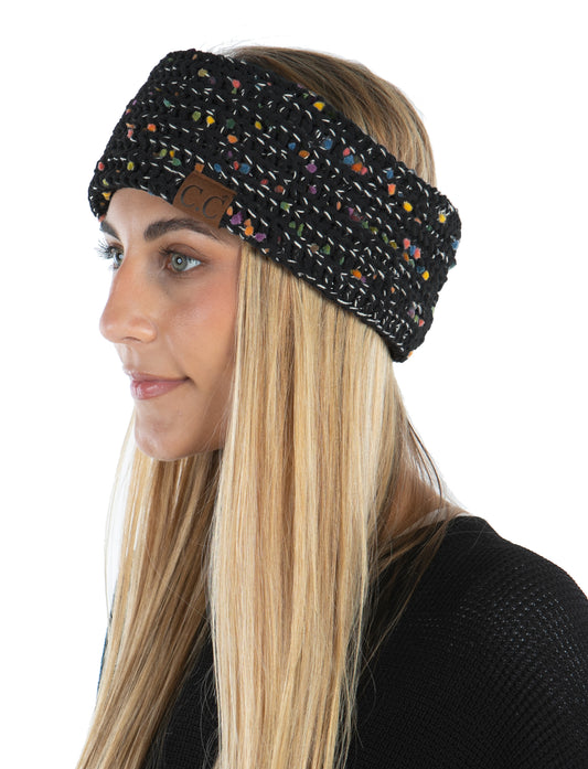 Chenille Cable Knit Lined Headband by Funky Junque