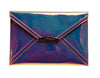Evening Envelope Clutch - Holographic Pink