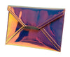 Evening Envelope Clutch - Holographic Pink