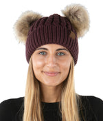 Adult Double Pom Beanie
