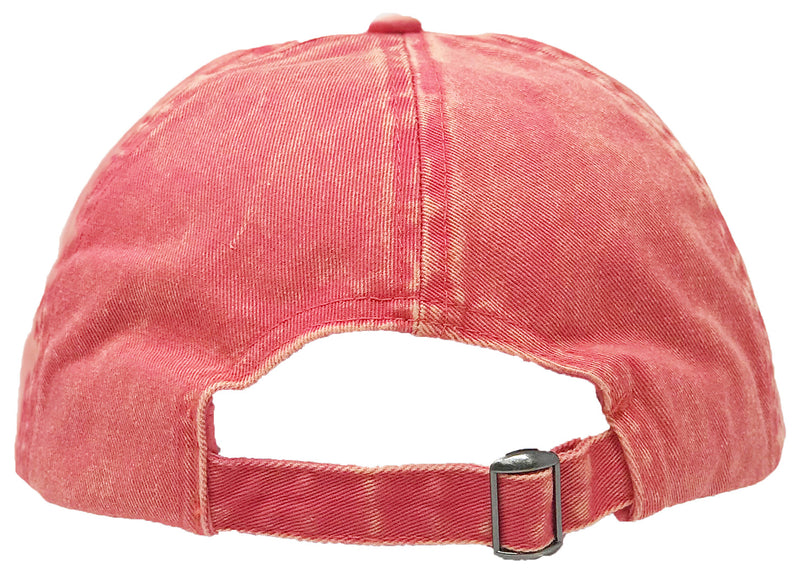 Unconstructed Dad Hat - In Dog Years I'm Dead (Distressed Coral)