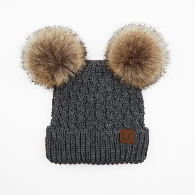 Adult Double Pom Beanie