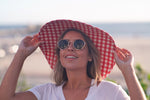 Fabric Brim Sun Hat