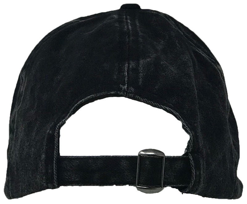 Unconstructed Dad Hat - Mountain (Distressed Black)