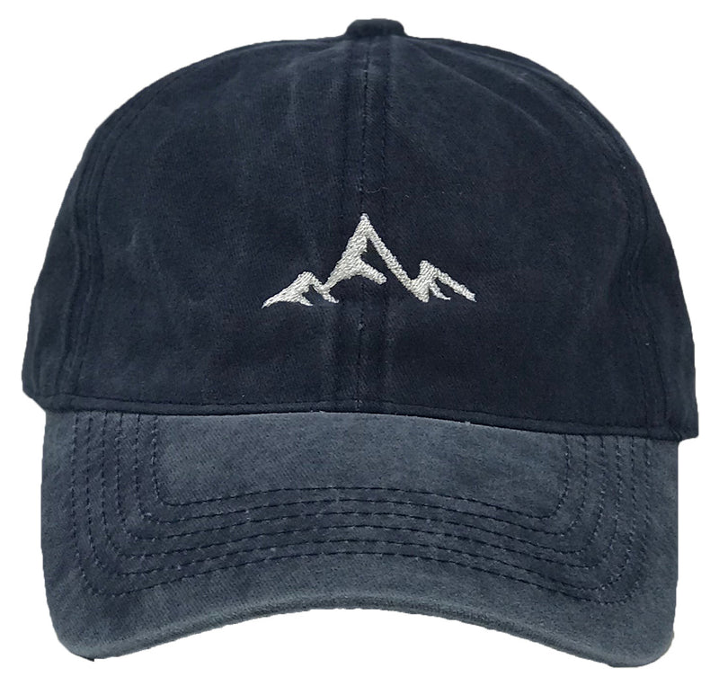 Unconstructed Dad Hat - Mountain (Washed Navy)