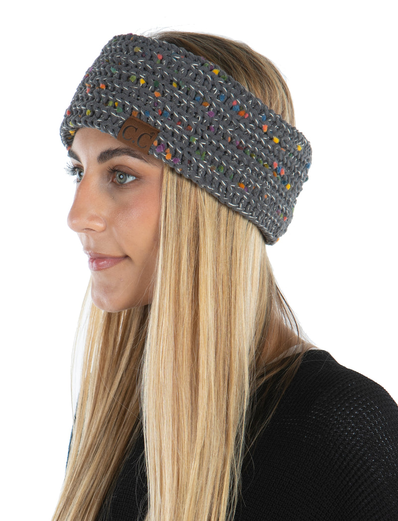 Cable Knit Fuzzy Lined Head Wrap Headband Ear Warmer
