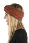 Womens Headwrap Soft Knit Warm Ear Warmer Bow Turban Style Headband