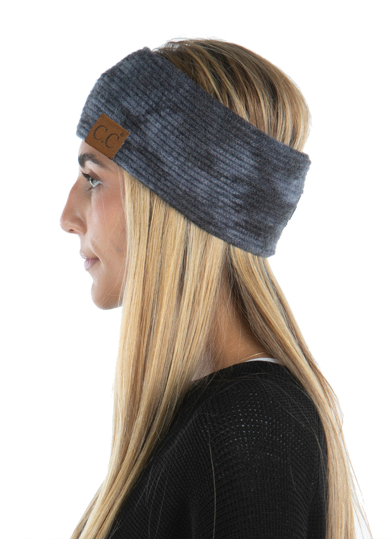 Women's Headwrap Tie Dye Headband Soft Knit Warm Winter Ear Warmer