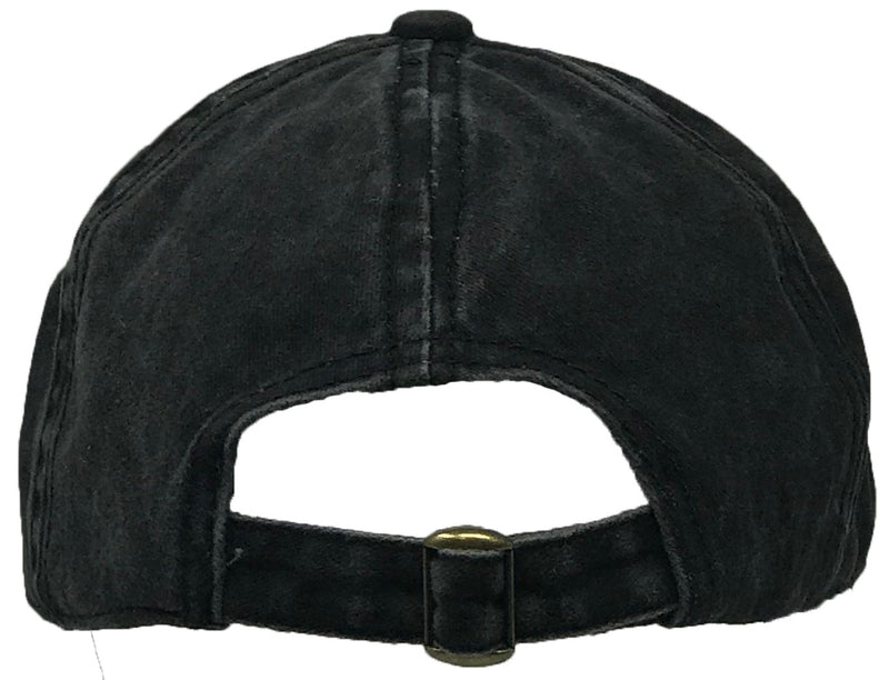 Unconstructed Dad Hat - Squad (Distressed Black)