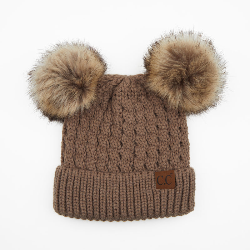 Adult Double Pom Beanie