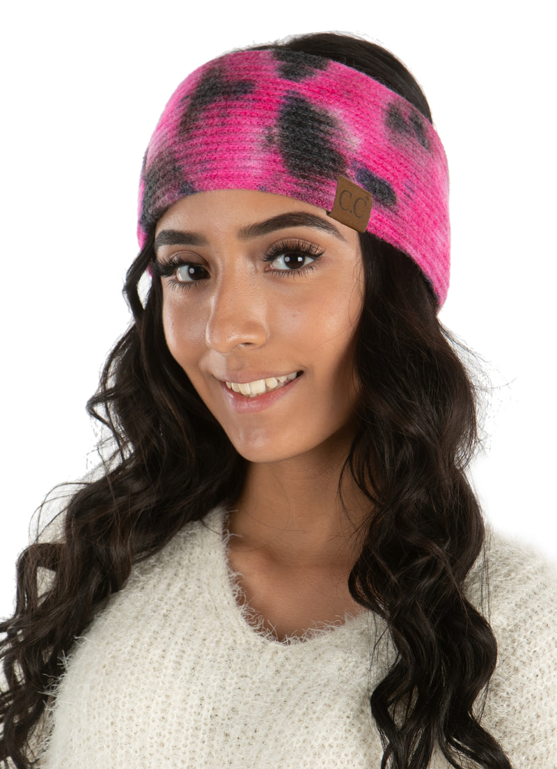 Women's Headwrap Tie Dye Headband Soft Knit Warm Winter Ear Warmer