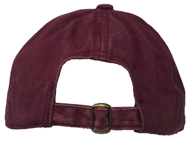 Unconstruced Dad Hat - Whatever Icon (Washed Burgundy)