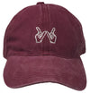 Unconstruced Dad Hat - Whatever Icon (Washed Burgundy)
