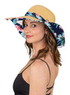 Fabric Brim Sun Hat
